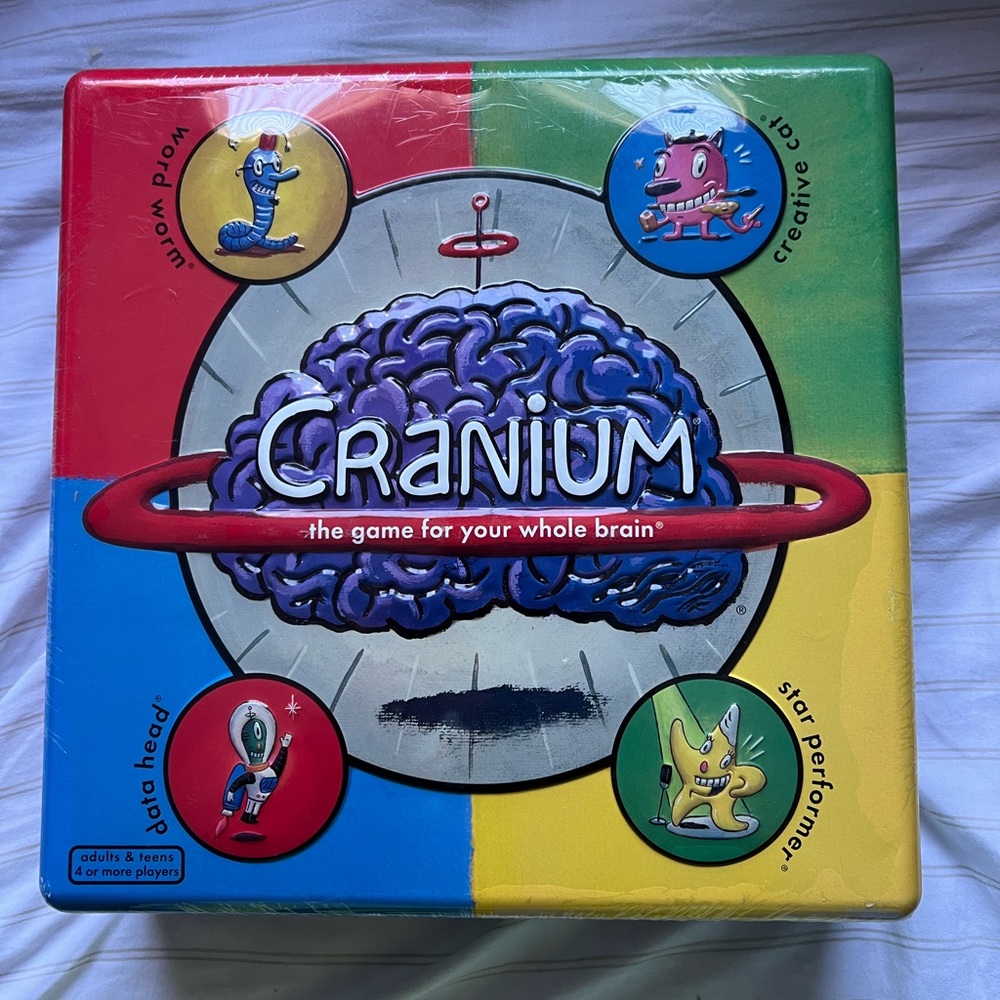 Cranium tin board game